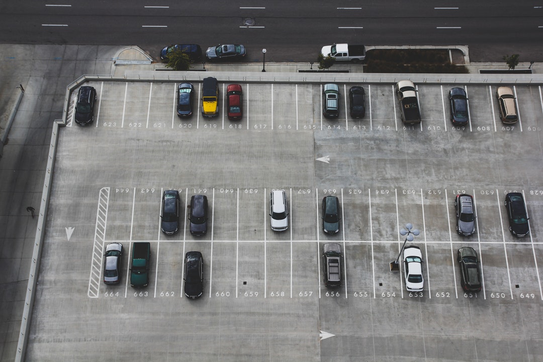 parking lot from above